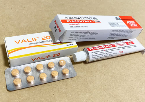 開封した商品の写真